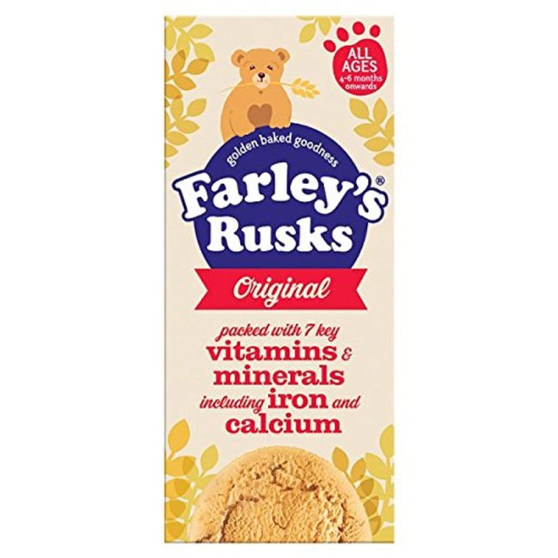 Heinz Original Farley's Rusks Pack 9s (All Ages 6months upwards) 150g