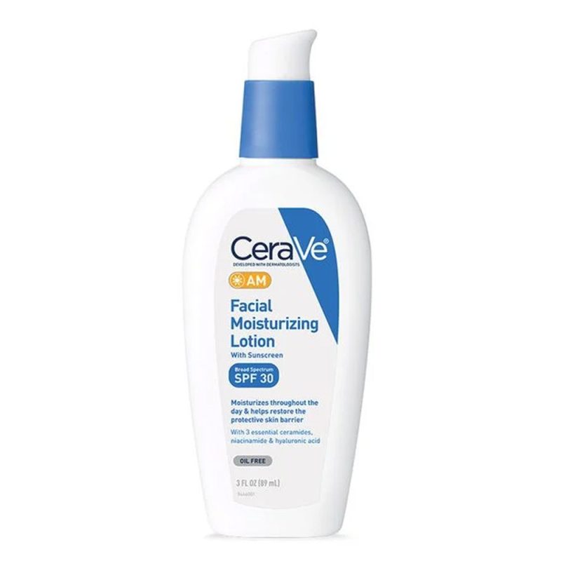 CeraVe AM Facial Moisturizing Lotion with Sunscreen 89ml (Daytime moisturizer with SPF 30)