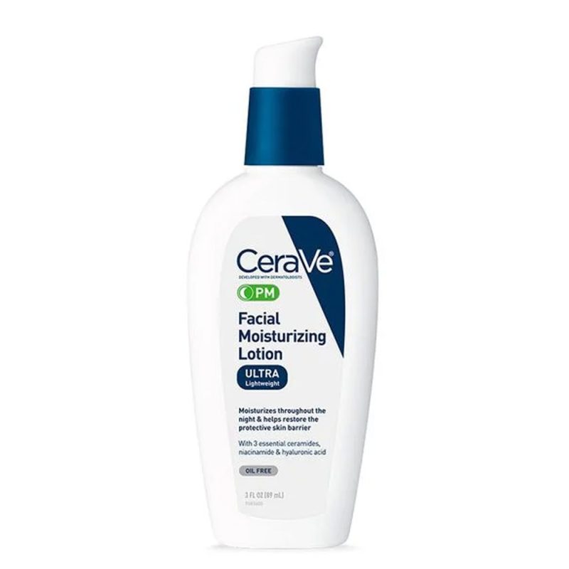 CeraVe PM Facial Moisturizing Lotion 89ml (Ultra Light Weight)