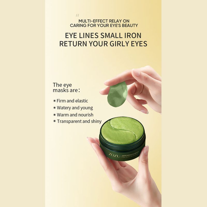 ZOZU Smooth Under Eye Mask 30 Pairs Pack (Avocado & Gold) - Image 5