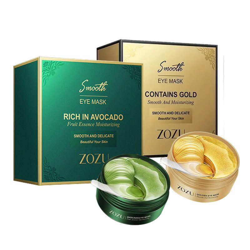 ZOZU Smooth Under Eye Mask 30 Pairs Pack (Avocado & Gold)