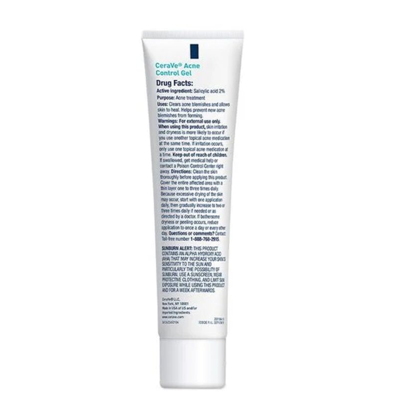 CeraVe Acne Control Gel 40ml (Clears Acne & helps prevent new breakouts) - Image 3