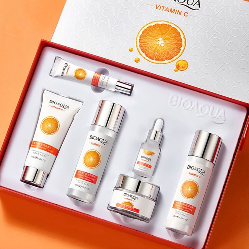 Bio Aqua Vitamin C Moisturizing Skin Care Set (6Pcs Gift Set) - Image 2