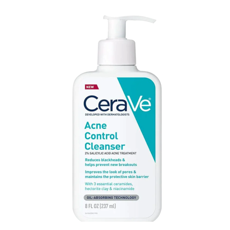 CeraVe Acne Control Cleanser 237ml (with 2% Salicylic Acid)