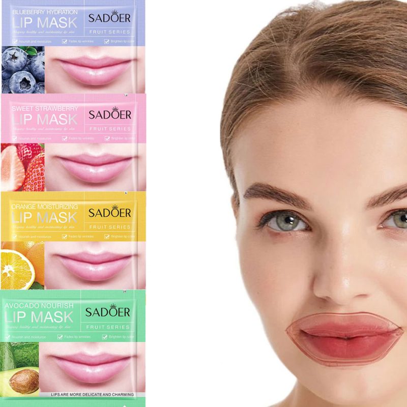 Lip Mask Fruit Series (4 Piece Set) - Moisturizing lip skin