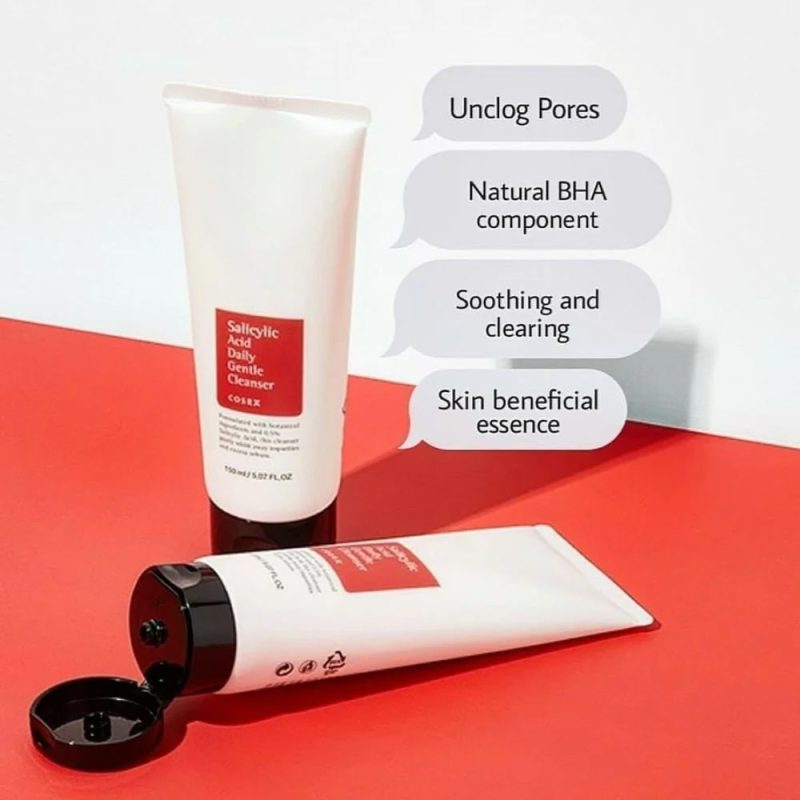 Cosrx Salicylic Acid Daily Gentle Cleanser 150ml (Daily cleanser that polishes with Salicylic Acid) - Image 2