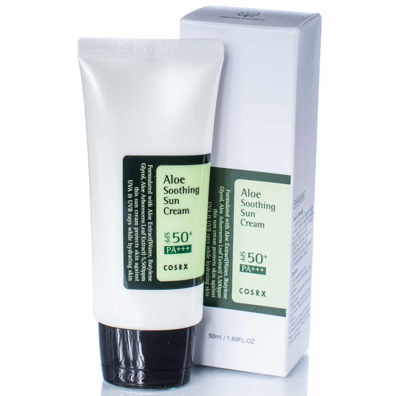 COSRX Aloe Soothing Sun Cream SPF50 PA+++ 50ml (The daily soothing sunblock) - Image 4