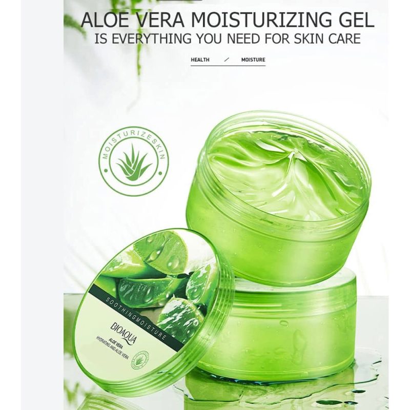 Bio Aqua Aloe Vera Hydrating Soothing Gel 300g (Moisturizing Rejuvenating) - Image 3
