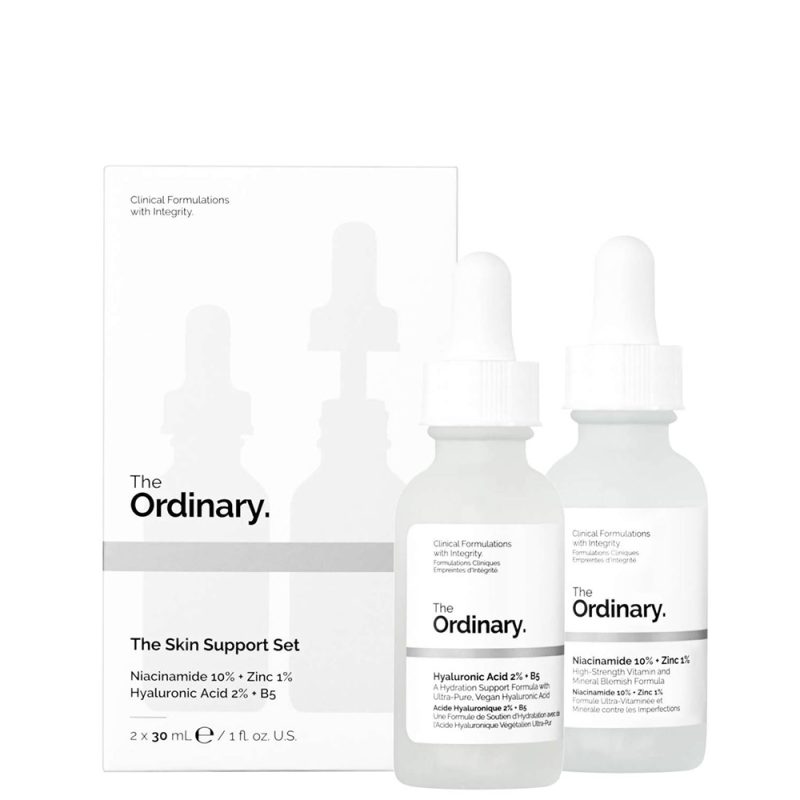 The Ordinary The Skin Support Set (Niacinamide & Hyaluronic Acid)