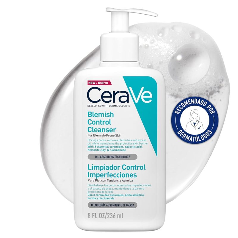 CeraVe Blemish Control Cleanser 236ml (For Blemish-Prone Skin) - Image 2