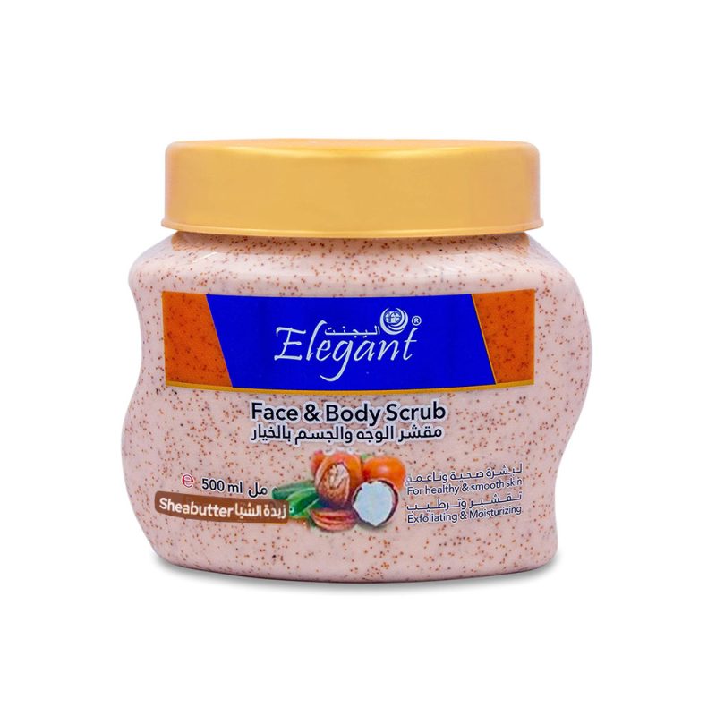 Elegant Face & Body Scrub - Shea Butter 500ml