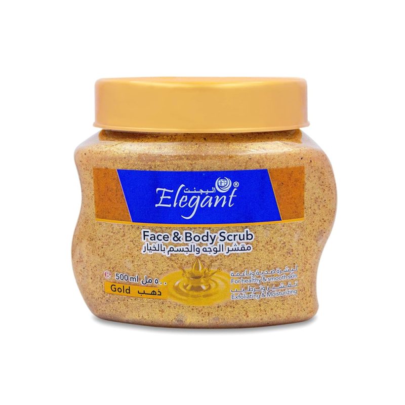 Elegant Face & Body Scrub - Gold 500ml