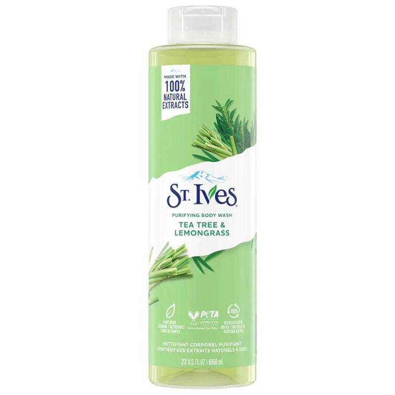St. Ives Tea Tree And Lemon Grass Body Wash 650ml