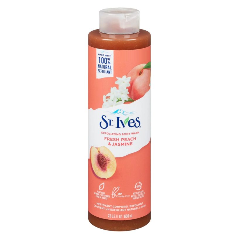 St. Ives Exfoliating Fresh Peach & Jasmine Body Wash 650ml