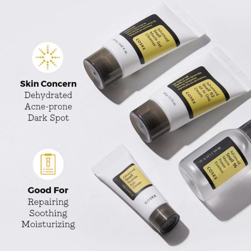 Cosrx All About Snail Kit 4-Step for dry skin & dark sport (4pcs set) - Image 2